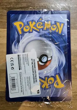Pikachu At The Museum JUMBO Promo card - SEALED - Image 2