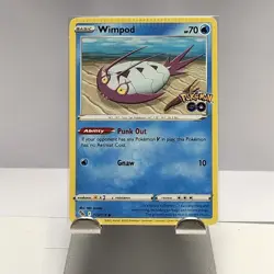 ERROR CARD Wimpod 025/078 Pokemon Go Regular, Crimp, Error, Common, Water, Hp 70 - Image 1