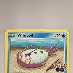 ERROR CARD Wimpod 025/078 Pokemon Go Regular, Crimp, Error, Common, Water, Hp 70 - Image 2