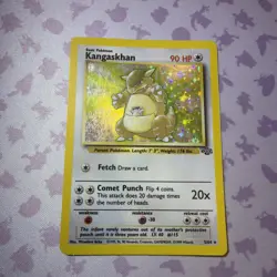 Kangaskhan Jungle Holo Rare 5/64 Pokemon Card TCG WOTC - HP Heavy Play - Image 1