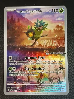 Teal Mask Ogerpon - 123 (Pokemon Center Exclusive) 123 Sv: Scarlet & Violet - Image 1