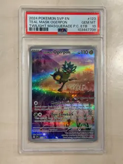 Teal Mask Ogerpon - 123 (Pokemon Center Exclusive) 123 Sv: Scarlet & Violet... - Image 1