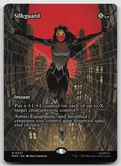 Silkguard (Borderless) M Normal Marvel Universe Eternal-Legal 37 NM - Image 1