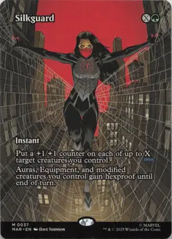 Silkguard (Borderless) M Marvel Universe Eternal-Legal 37 - LP MTG - Image 1