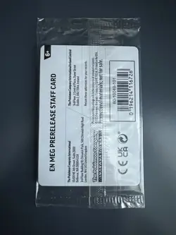 Pokemon TCG - Mega Evolution - Prerelease STAFF Promo Pack (SEALED) Set Of 4 - Image 2