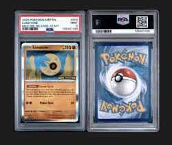 2025 POKEMON MEP PROMO MEGA EVOLUTION PRERELEASE-STAFF #004 LUNATONE PSA 9 - Image 3