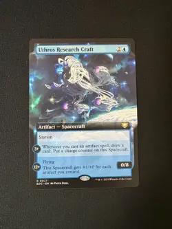 2025 MTG Edge Of Eternities Uthros Research Craft Extended Art #27 - Image 1
