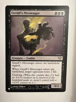 MTG - Geralf's Messenger - Dark Ascension 63/158 Magic The Gathering NM - Image 1