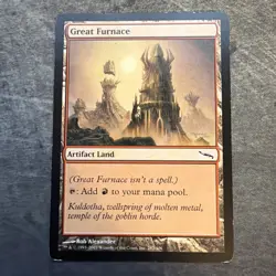 Great Furnace Mirrodin Non-Foil MTG MP - Image 1