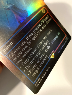 MTG Flame of Anor *BORDERLESS FOIL* The Lord of the Rings 0406 Pack Fresh - Image 2