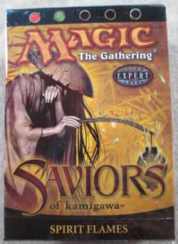 Spirit Flames - Sealed Theme Deck - Magic Gathering ccg Saviors of Kamigawa - Image 1
