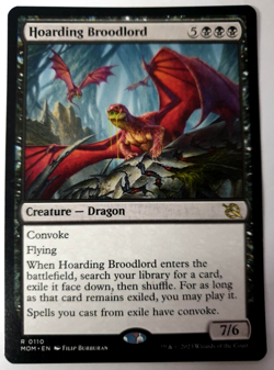 MTG: March of the Machine - Hoarding Broodlord - Rare - 0110 NM - Image 1