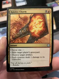 Rakdos Charm U 284 Non-Foil NM MTG Commander: The Lost Caverns of Ixalan Magic - Image 1