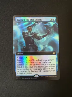 2025 MTG Edge Of Eternities Consult The Charts Extended Art Foil #325 - Image 1
