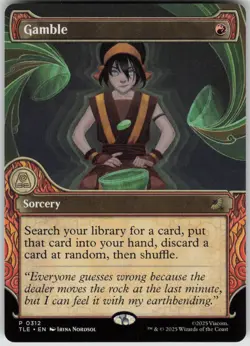 MTG Gamble (Showcase) Normal NM Avatar: The Last Airbender: Magic 312 - Image 1