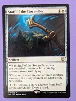 MTG Magic: Phyrexia: Staff of the Storyteller #010/028 Rare - NM - Image 1