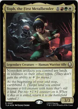 Toph, the First Metalbender - FOIL - R Avatar: The Last Airbender 247 - MTG - Image 1