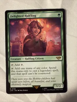 Delighted Halfling Universes Beyond: The Lord of the Rings: R 0158 Regular - Image 1