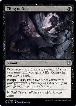Cling To Dust NM/M* Theros Beyond Death ENGLISH 087/254 mtg -UnltdCards - Image 1