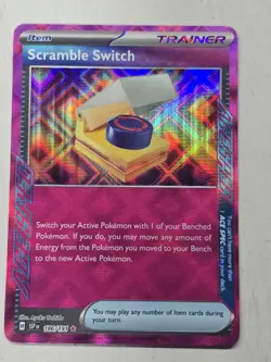 Pokemon TCG Scramble Switch 186/191 Sv08: Surging Sparks Holo - Image 1
