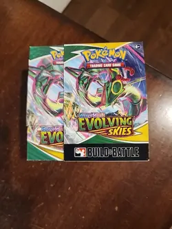 POKEMON : EVOLVING SKIES BUILD & BATTLE 2021 EMPTY DISPLAY BOX TCG - Image 4