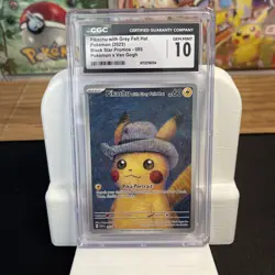 Pokemon Van Gogh Pikachu with Grey Felt Hat SVP 085 Promo CGC 10 GEM MINT - Image 1