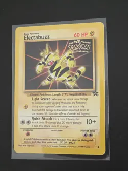 Electabuzz NM Mint Pokemon TCG 1999 Stamped WB Kids First Movie Promo - Image 4