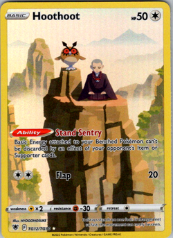 Pokemon TCG - Hoothoot TG12/TG30 - Astral Radiance Trainer Gallery Holo (NM) - Image 1