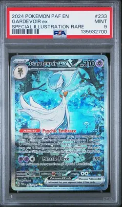 Pokemon Gardevoir ex 233/091 Paldean Fates Illustration Rare Holo PSA 9 - Image 1