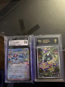 2 Graded Pokemon slabs - Image 1
