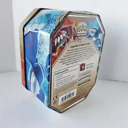 POKEMON XY TCG : LEGENDS OF HOENN GROUDON & KYOGRE SET OF 2 TINS EMPTY 2015 - Image 5