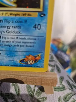 Pokemon TCG - Misty's Golduck 12/132 Gym Challenge 1st Edition Holo Rare NM - Image 4