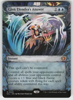 Glen Elendra's Answer (Showcase) Lorwyn Eclipsed 306 M NM MTG - Image 1