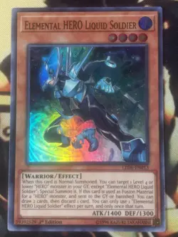 Yugioh: Elemental HERO Liquid Soldier - LED6-EN013 - Ultra Rare - 1st Edition LP - Image 1