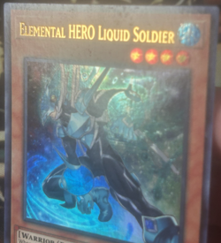 Yugioh: Elemental HERO Liquid Soldier - LED6-EN013 - Ultra Rare - 1st Edition LP - Image 3