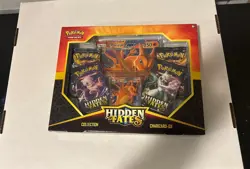 Pokemon TCG: Hidden Fates Charizard GX Collection Box New Factory Sealed - Image 1