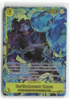 Bartholomew Kuma (Alternate Art) OP12-119 Legacy of the Master One Piece Foil NM - Image 1