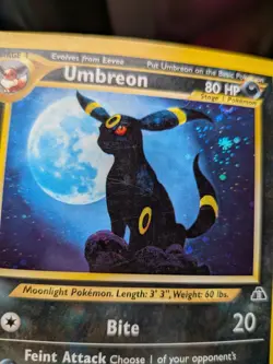Pokemon Umbreon 13/75 Neo Discovery Holo Rare 2001 Lightly Played Vintage Card - Image 3