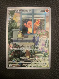 Pokemon TCG Charmander Scarlet & Violet Pokemon Center ETB Promo Card #044 EN - Image 1
