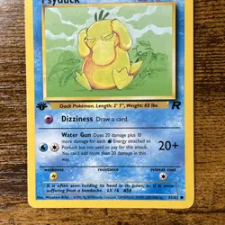 Psyduck 1st Edition 65/82 Team Rocket Pokemon TCG Card Common - Image 3