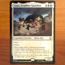 Appa, Steadfast Guardian - Prerelease Foil Promo - Avatar TLA MTG - Image 1