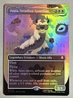MTG / Appa, Steadfast Guardian / TLA / #316 / FOIL (Borderless) / Mythic / NM - Image 1