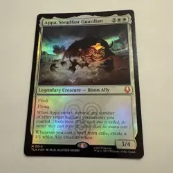 Appa, Steadfast Guardian FOIL 0010 Avatar TLA MTG Mythic Unplayed MINT M/NM - Image 2