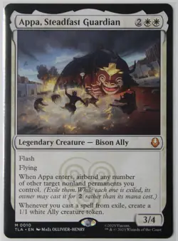 Appa, Steadfast Guardian #10 M Non- Foil NEW MTG TLA - Image 1