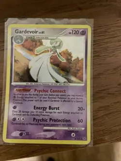 Pokemon TCG 2009 Platinum Set Holo Rare Gardevoir Card 8/127 Swirl LP - Image 1