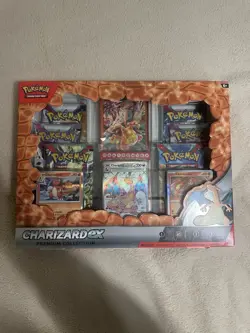 Pokemon TCG: Charizard ex Premium Collection Box - 6 Packs 820650873232 - Image 1