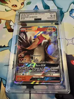 Entei GX Shining Legends Promo AGS Mint 9.5 Slab Pokemon Card 10a/73 - Image 1