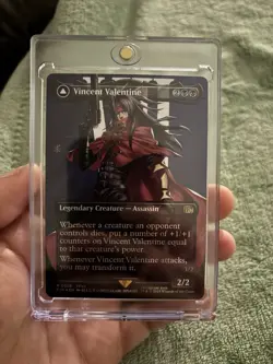 MTG English Vincent Valentine (Borderless) (Surge Foil) NM Foil - Image 4