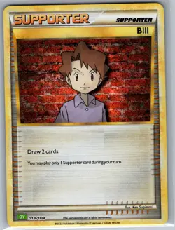 Bill (CLV) 018/034 Trading Card Game Classic - Pokemon Card - NM - Image 1