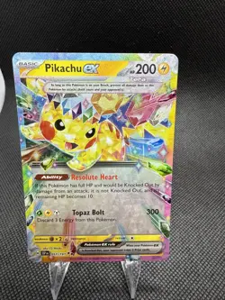 Pokemon Pikachu TCG Surging Sparks EX Double Rare Holo Card 057/191 - Image 1
